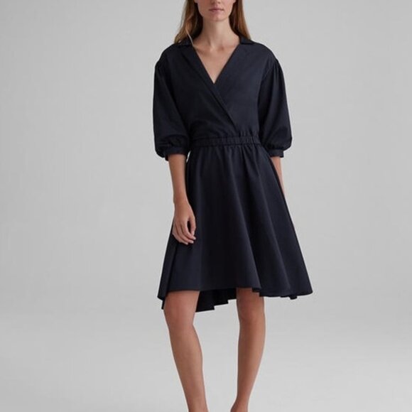 Club Monaco Black Shirt Dress 6 - Picture 1 of 11